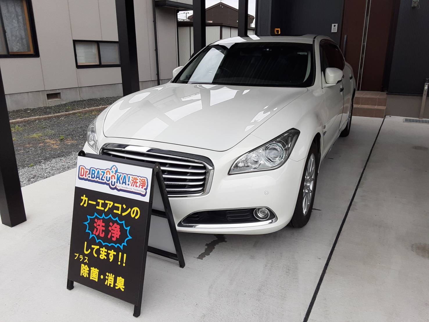 エアコンフィルター装着車でこの汚れ具合です！画像